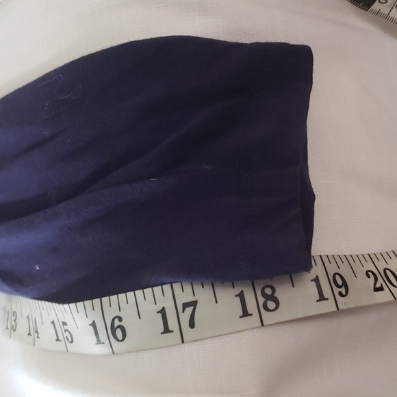 French Connection. Blues & White Floral Top' Raglan 3/4 Sleeves; Scoop Neck. EUC - Picture 11 of 12